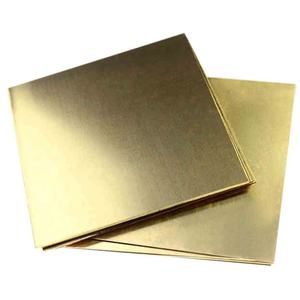 Feuille de cuivre en laiton plaqué or <span class=keywords><strong>3mm</strong></span> C22000 Plaques de cuivre sur mesure en laiton