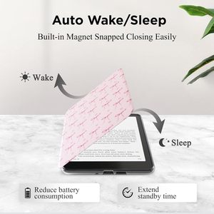 Étui magnétique détachable en PU personnalisé pour <span class=keywords><strong>Kindle</strong></span> <span class=keywords><strong>Paperwhite</strong></span> 7 pouces 12e génération 2024, housse de protection hybride - Product Image 4