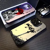 Coque de Téléphone Vagabond Japonaise Tendance pour 15 14 13 12 11 Pro X XR XS Max 8 7 Plus, Housse Arrière Mate Antichoc Couleur Bonbon