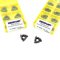 DESKAR 16ERM1.0ISO/AG60/14W 16IRM1.0ISO/AG60/14W LF6018 Plaquette de filetage indexable en carbure pour machine-outil CNC