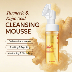 Limpiador Facial Líquido Espumoso Coreano con Cúrcuma, Caléndula y Ácido Kójico, Antiacné, Productos <span class=keywords><strong>para</strong></span> el Cuidado de <span class=keywords><strong>la</strong></span> Piel del Rostro - Product Image 5
