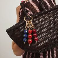 Trendy schattige fruit tascharms mode hanger dames handtas portemonnee sleutelhanger accessoires
