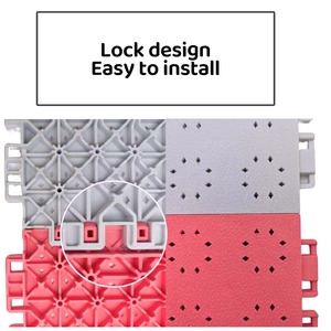 La forte pavimentazione sospesa PP ad incastro portante è adatta/impianti sportivi all'aperto, sale e uffici/colori ricchi - Product Image 3
