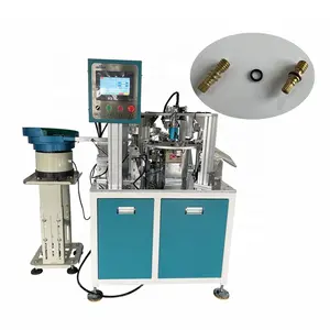 Automatic O-ring assembly machine for brass cartridge faucet accessories of valve plug core