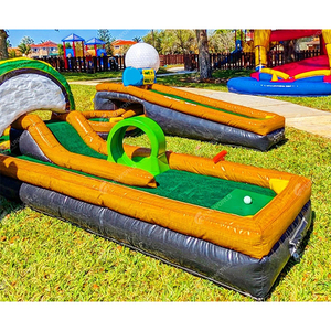 Terrain <span class=keywords><strong>de</strong></span> <span class=keywords><strong>golf</strong></span> gonflable portable rond 3/6/9 trous, <span class=keywords><strong>mini</strong></span>-<span class=keywords><strong>golf</strong></span> gonflable, parcours <span class=keywords><strong>de</strong></span> <span class=keywords><strong>golf</strong></span> Crazy Putt, jeux sportifs - Product Image 2
