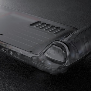 EXtremeRate Coque de remplacement transparente noire personnalisée pour Steam Deck LCD - Product Image 6