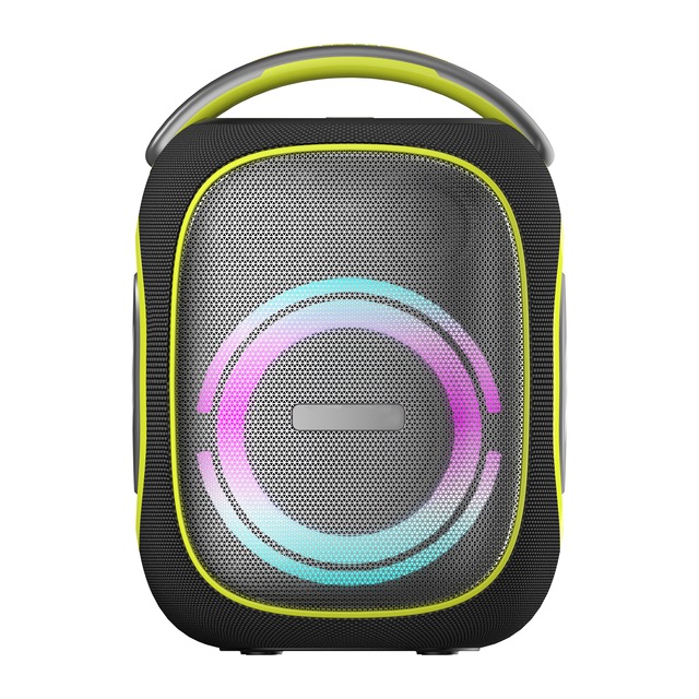 V 60W Portable Bluetooth Speaker with Dual Tweeters & 5000mAh Battery for Karaoke & Outdoor Fun