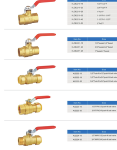 17.KLOE2220 1/2 -1 "F1807 F1960 PEX X PEX 400WOG латунный бессвинцовый латунный 1" Pex 1-дюймовый шаровой клапан с сертификатом Cupc - Product Image 6