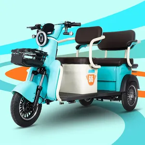 China Cheap adult electric tricycle 3 Wheeler mobility scooter Electric Vehicle Tricycle For 2 People
