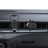 Support de téléphone personnalisé avec logo pour tableau de bord de voiture, fixation par ventouse sur pare-brise ou grille d'aération, support flexible en acier au carbone pour iPhone 17 16 15 14