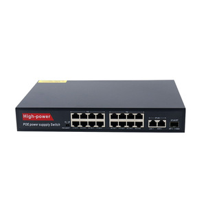 High Power PoE <b>Switch</b> 16 Ports Gigabit <b>Network</b> For Monitoring - Product Image 4