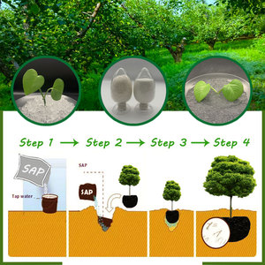 Henan SECCO Hydrogel Fertilizer Water Retaining SAP Powder Synthetic <strong>Resin</strong> Polymer Potassium Polyacrylate For Agriculture - Product Image 6