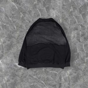 Sudaderas con Estampado Personalizadas OEM, Estilo Urbano, Algodón Grueso, Vintage, Desgastadas, Cuello Redondo, Talla Grande - Product Image 5