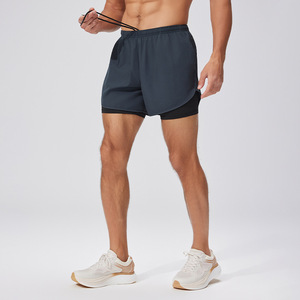 Pantalones Cortos Deportivos para Hombre, de Dos Capas, para Correr, Gimnasio, 2 en 1, con Logotipo Personalizado, de Secado Rápido y Transpirables - Product Image 1
