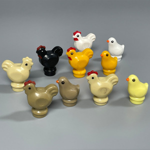 Bloques de construcción de partículas pequeñas MOC, animales, <span class=keywords><strong>cisne</strong></span>, pato, ganso, pollito, juguetes de plástico - Product Image 3