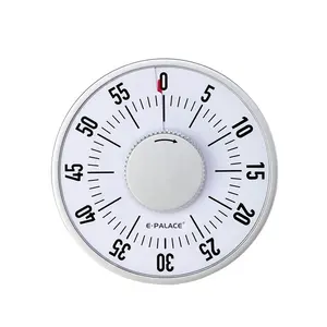 60 minutos Visual mecánica conferencia iglesia cocina de gran tamaño magnético redondo momento alarma reloj temporizador de cuenta atrás.