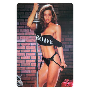 Пикантная металлическая жестяная вывеска для девочек, 8X12 дюймов - Product Image 2