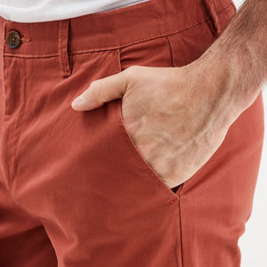 Pantalones Chinos Casuales Ligeros Sin Teñir para Hombre, Tela Base de Tono Natural para Programas de Teñido Personalizado, Marca Privada - Product Image 4