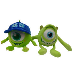 Vente chaude dessin animé Anime cousu en peluche petit monstre <span class=keywords><strong>poupée</strong></span> avec porte-clés drôle personnage animaux en peluche poupées - Product Image 3