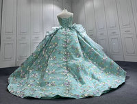 Robes de Quinceañera Mumuleo vert sauge scintillantes sexy à bretelles spaghetti avec appliques en cristal, robe de bal à paillettes, robes de 15 ans