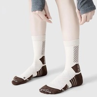 Chaussettes de sport à compression mi-mollet pour femmes