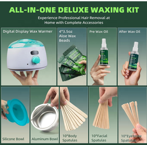 Premium Digital Waxing Kit - <b>Wax</b> <b>Melt</b> Warmer Kit for Sensitive Skin Coarse Hair Removal - Product Image 2