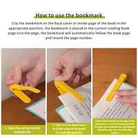 Marcadores de Página de Silicona Personalizados para la Educación, Clip para Libros, Marcadores de Página Flexibles y Duraderos, Multifuncionales para la Escuela y la Oficina