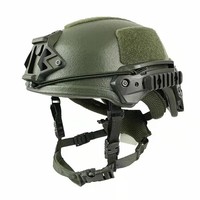 Casque tactique FAST robuste avec mentonnière réglable pour la protection de l'entraînement en plein air