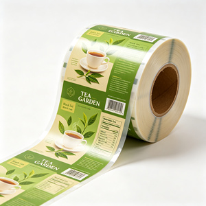 Sachets de thé personnalisés imprimés, sachets d'emballage en plastique de qualité alimentaire, imprimés en héliogravure, recyclables, en rouleau - Product Image 5