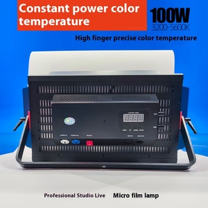 Lumière de remplissage LED dimmable 100W CRI95 Plus pour YouTube, Vlog, Studio, Photographie et Cinéma - Product Image 1