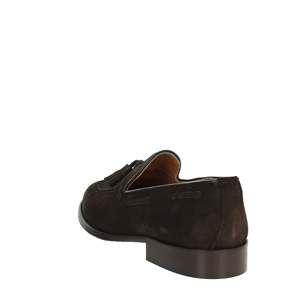 Mocasines Kebo para hombre, de gamuza negra con borlas, estilo slip-on, para vestir. - Product Image 2