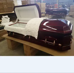 ELEANORWood walnut veneer casket buy casket from china