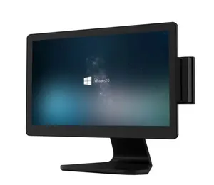 Sistem pos untuk restoran, pemindai kode batang pos genggam dengan layar tampilan tablet pos dengan printer Windows kasir
