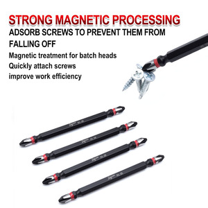 Juego de 10 Puntas de Destornillador PH2 de Doble Extremo, Magnéticas y Antideslizantes, con Ranura para Pintura, para Bricolaje y Construcción - Product Image 2