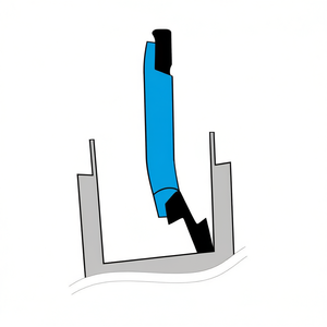 Outil de perçage brasé Fervi pour trous aveugles, norme DIN 4974 - Product Image 2