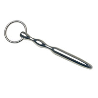 Plug urétral en métal, acier inoxydable, tige d'insertion œil-de-cheval, masseur stimulant l'orgasme, dilatateur de gland, masturbation masculine, adulte