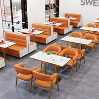 Ensemble de mobilier de restaurant rose poudré romantique, sièges en velours rose élégants pour les pâtisseries, les boutiques de desserts, l'intérieur chic des cafés