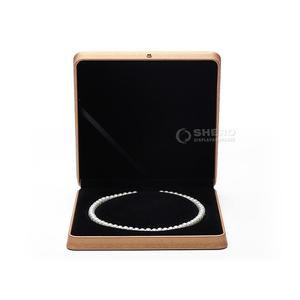Caja de Embalaje de Joyería de Cuero PU con Logotipo Personalizado, Caja de Regalo para Anillos y Collares - Product Image 2