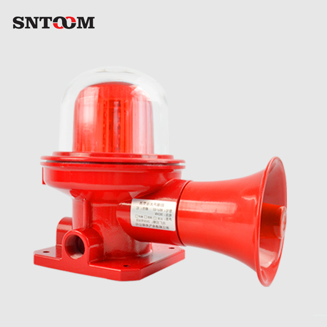 BDJ-02 180dB Low Frequency Audible and Visual Siren Horn Buzzer Speaker with Warning Light