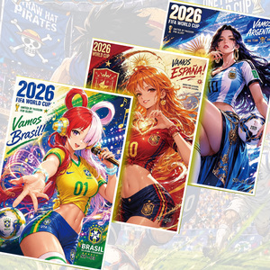 การ์ดฟุตบอลวันพีซ&2026เวิลด์ พร้อมกล่องอะคริลิค ซองใส่การ์ด กล่องสุ่ม ของตกแต่ง รูปปั้น สมัลลาลูมบ์ ขายส่ง เกมกระดาน - Product Image 2