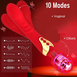 Jouet à main pour femmes, jouets personnels à 10 fréquences pour femmes, plaisir sensoriel des couples, stimulateur à double moteur pour femmes - Product Image 2