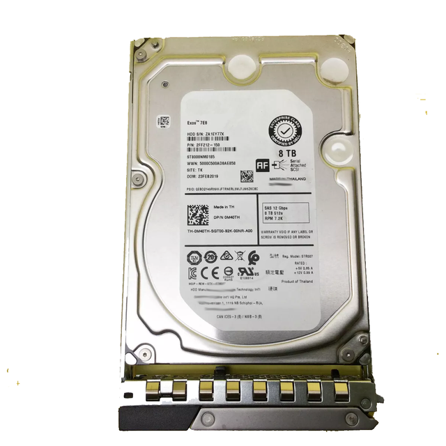 New 98GV2 8TB 7200RPM SAS 6Gbps 3.5-inch External Hard Drive with 3-Year Warranty for 13G PowerEdge Servers