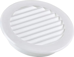 Rejilla de Ventilación de Plástico Blanca de 6 Pulgadas con Protección Contra Insectos - Product Image 5