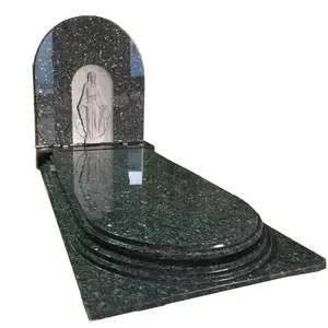 Black China Good Prices Blue Pearl Granite Tombstones and Monuments for Gravestone Cemetery