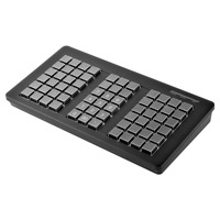 Teclado POS programable de 66 teclas de Venta caliente con lector de tarjetas magnéticas integrado y bloqueo electrónico para sistema POS