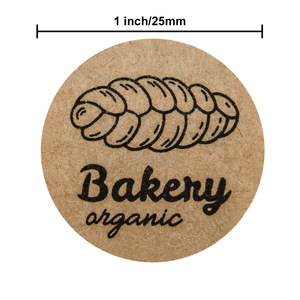 Autocollants en papier Kraft imperméables, impression personnalisée, Logo, étiquettes autocollantes, fournisseur - Product Image 5