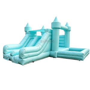 Château gonflable en tissu PVC Lilytoys pour enfants, trampoline de mariage, toboggan - Product Image 1