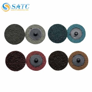 Discos de Lijado de Cambio Rápido de 2 y 3 Pulgadas con Bloqueo de Rodillo para Amoladora Angular: Acondicionamiento de Superficies, Desbaste, Pulido, Eliminación de Óxido y Pintura - Product Image 1