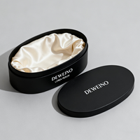 Boîte de parfum personnalisée avec logo imprimé, emballage en carton, boîte cadeau en papier, emballage de luxe, boîte de parfum cylindrique avec doublure en soie
