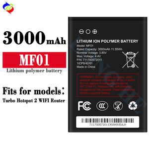 Kyocera Turbo Hotspot 2 3000 için WIFI yönlendirici mAh MF01 orijinal yedek pil - Product Image 2